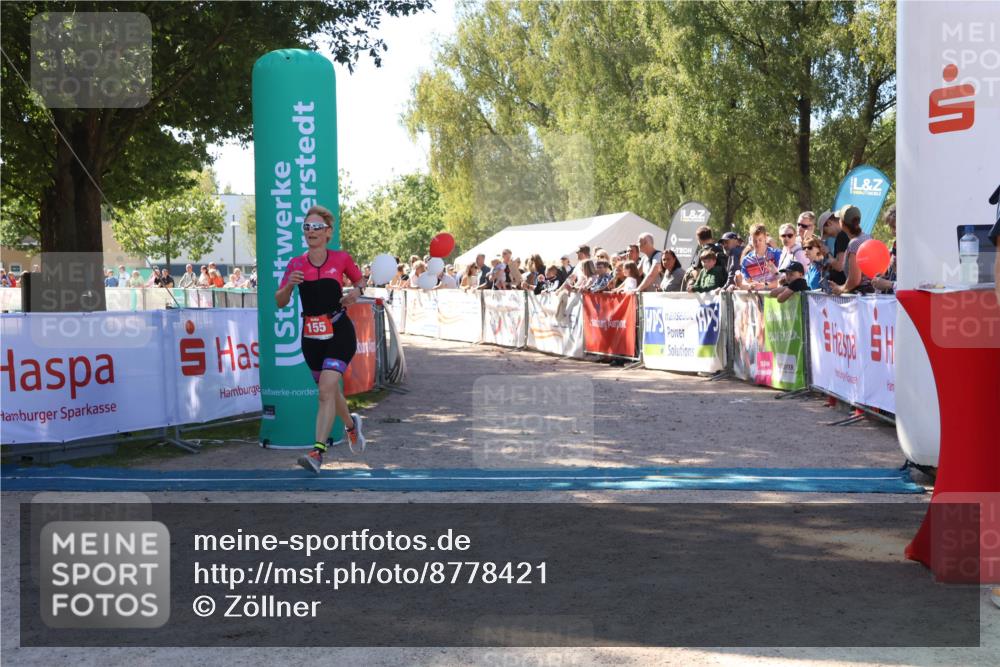 07.09.2025 - 19. Norderstedt Triathlon Zöllner http://msf.ph/oto/8778421 07.09.2025 12:29:31 Ziel 149, 155 meine-sportfotos.de