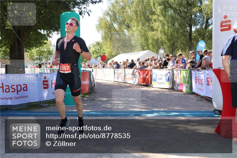 07.09.2025 - 19. Norderstedt Triathlon Zöllner http://msf.ph/oto/8778535 07.09.2025 12:30:20 Ziel 1357 meine-sportfotos.de