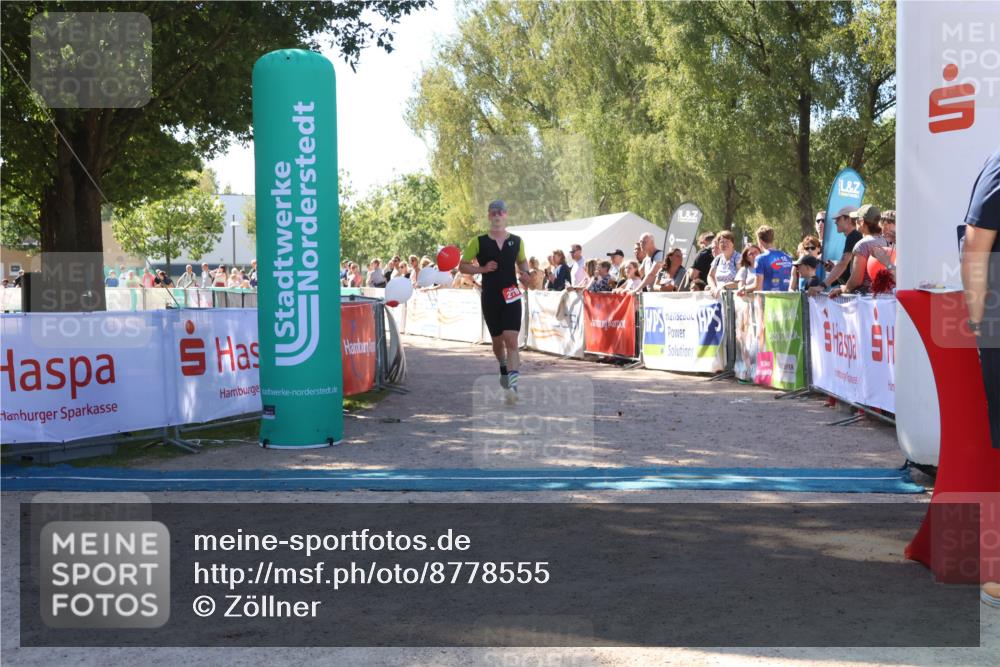 07.09.2025 - 19. Norderstedt Triathlon Zöllner http://msf.ph/oto/8778555 07.09.2025 12:30:29 Ziel 279 meine-sportfotos.de