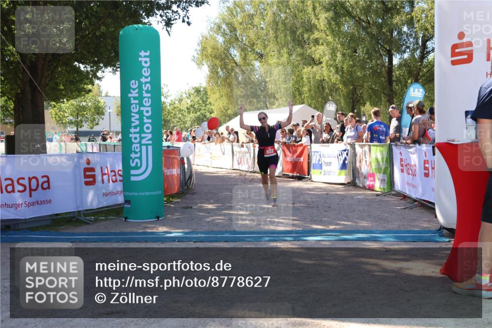 07.09.2025 - 19. Norderstedt Triathlon Zöllner http://msf.ph/oto/8778627 07.09.2025 12:31:09 Ziel 822 meine-sportfotos.de