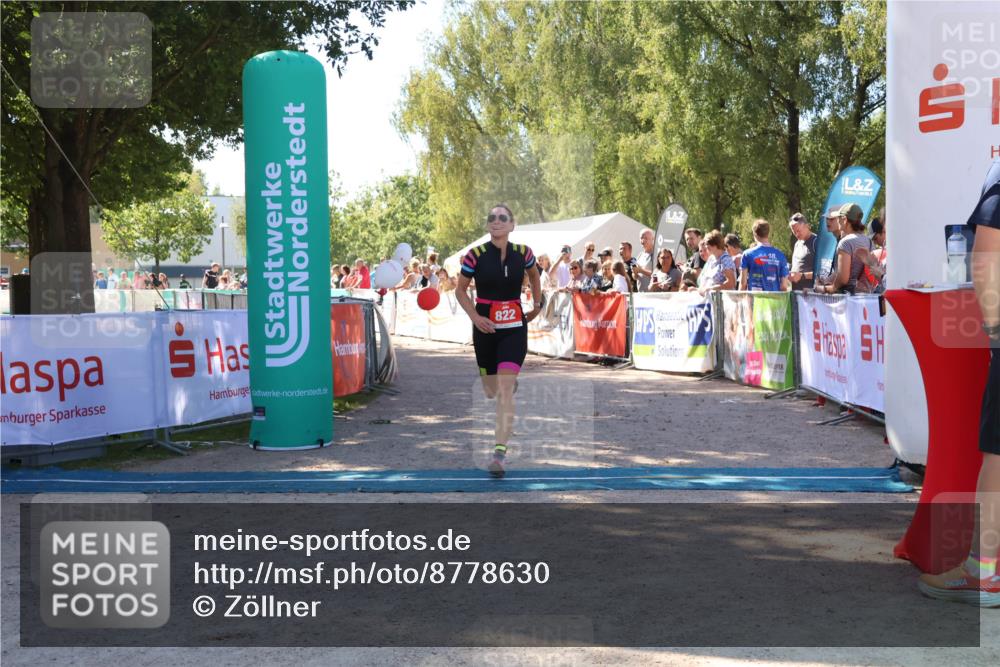 07.09.2025 - 19. Norderstedt Triathlon Zöllner http://msf.ph/oto/8778630 07.09.2025 12:31:10 Ziel 822 meine-sportfotos.de