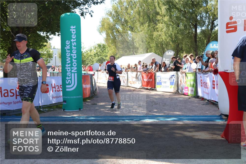 07.09.2025 - 19. Norderstedt Triathlon Zöllner http://msf.ph/oto/8778850 07.09.2025 12:33:52 Ziel 782, 815, 1265 meine-sportfotos.de