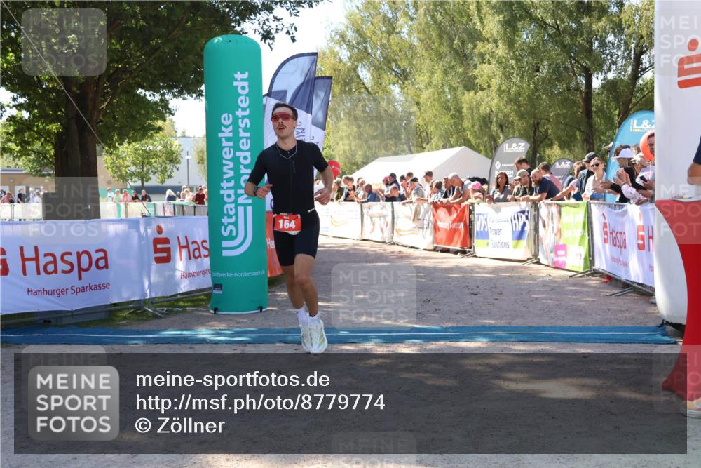 07.09.2025 - 19. Norderstedt Triathlon Zöllner http://msf.ph/oto/8779774 07.09.2025 12:41:57 Ziel 164 meine-sportfotos.de