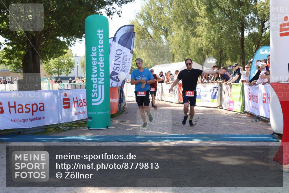 07.09.2025 - 19. Norderstedt Triathlon Zöllner http://msf.ph/oto/8779813 07.09.2025 12:42:02 Ziel 164, 287, 823, 846 meine-sportfotos.de