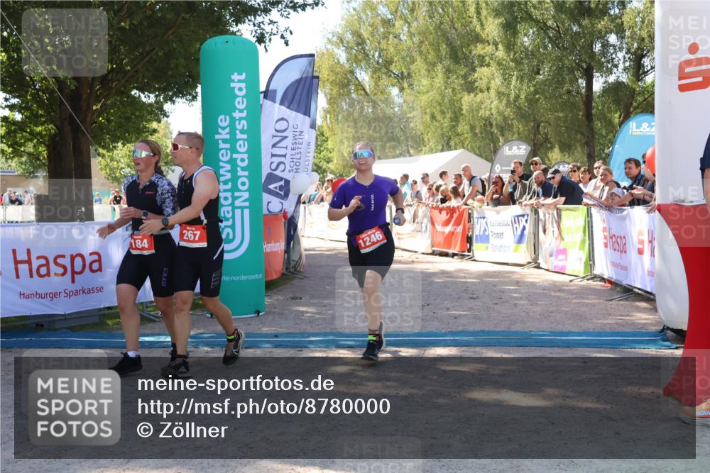 07.09.2025 - 19. Norderstedt Triathlon Zöllner http://msf.ph/oto/8780000 07.09.2025 12:46:23 Ziel 184, 226, 267, 1246 meine-sportfotos.de