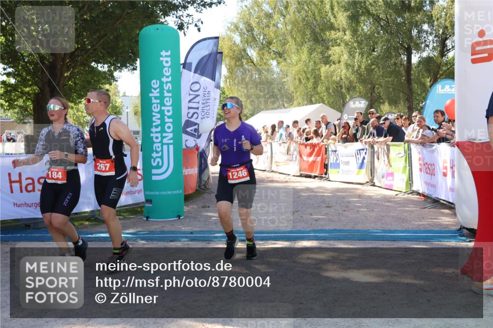 07.09.2025 - 19. Norderstedt Triathlon Zöllner http://msf.ph/oto/8780004 07.09.2025 12:46:23 Ziel 184, 226, 267, 1246 meine-sportfotos.de
