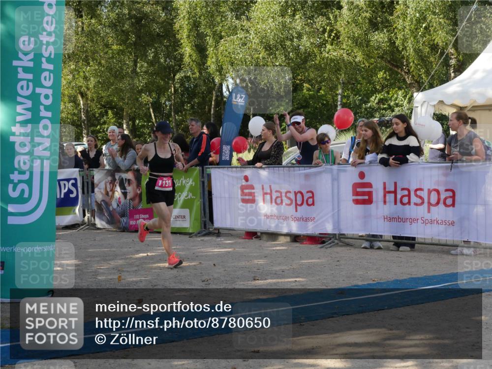 07.09.2025 - 19. Norderstedt Triathlon Zöllner http://msf.ph/oto/8780650 07.09.2025 10:54:43 Ziel 657, 1131 meine-sportfotos.de