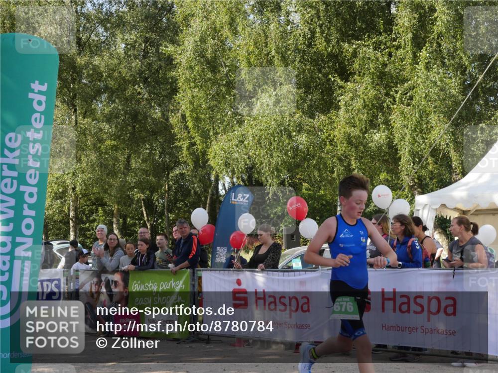 07.09.2025 - 19. Norderstedt Triathlon Zöllner http://msf.ph/oto/8780784 07.09.2025 10:55:20 Ziel 676 meine-sportfotos.de