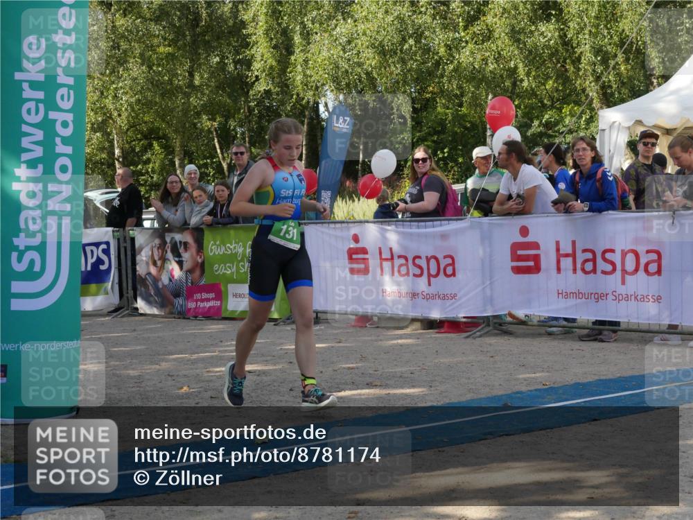 07.09.2025 - 19. Norderstedt Triathlon Zöllner http://msf.ph/oto/8781174 07.09.2025 10:57:03 Ziel 131, 651 meine-sportfotos.de