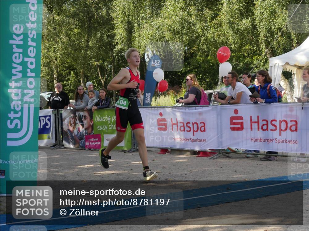 07.09.2025 - 19. Norderstedt Triathlon Zöllner http://msf.ph/oto/8781197 07.09.2025 10:57:16 Ziel 104 meine-sportfotos.de