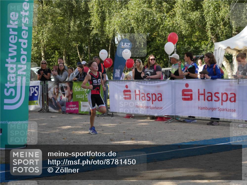 07.09.2025 - 19. Norderstedt Triathlon Zöllner http://msf.ph/oto/8781450 07.09.2025 10:58:02 Ziel 130 meine-sportfotos.de
