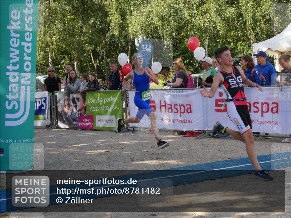 07.09.2025 - 19. Norderstedt Triathlon Zöllner http://msf.ph/oto/8781482 07.09.2025 10:58:10 Ziel 60, 130, 638 meine-sportfotos.de