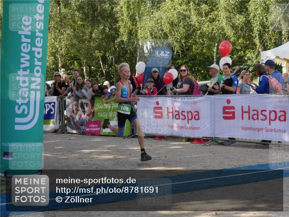 07.09.2025 - 19. Norderstedt Triathlon Zöllner http://msf.ph/oto/8781691 07.09.2025 10:58:59 Ziel 106 meine-sportfotos.de
