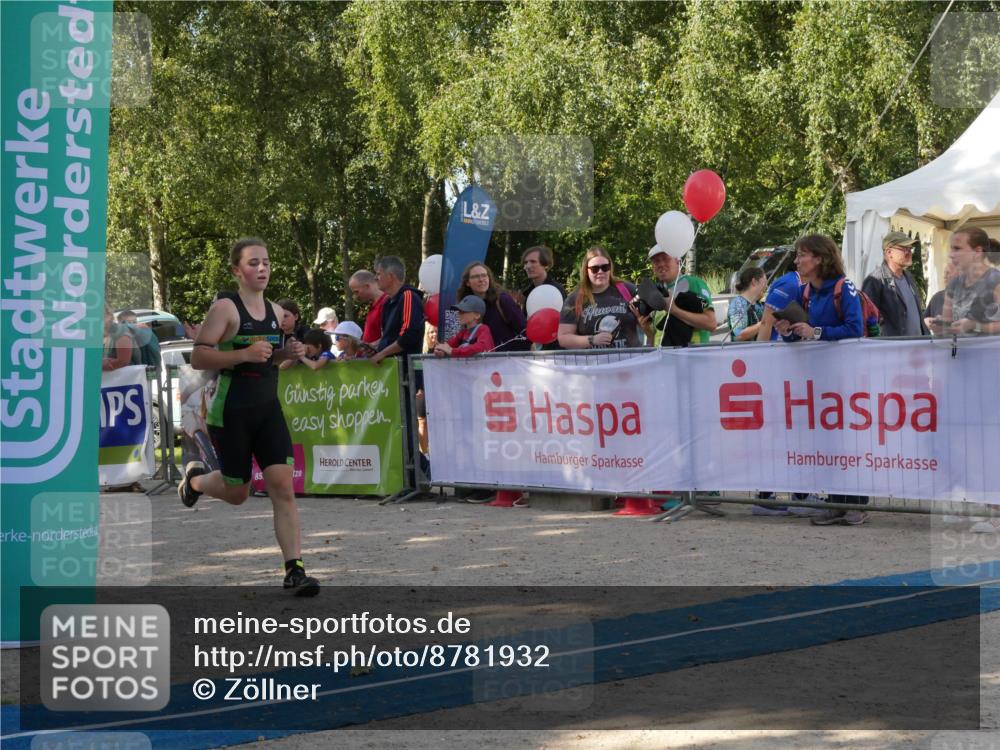 07.09.2025 - 19. Norderstedt Triathlon Zöllner http://msf.ph/oto/8781932 07.09.2025 11:00:24 Ziel 681, 683, 691 meine-sportfotos.de