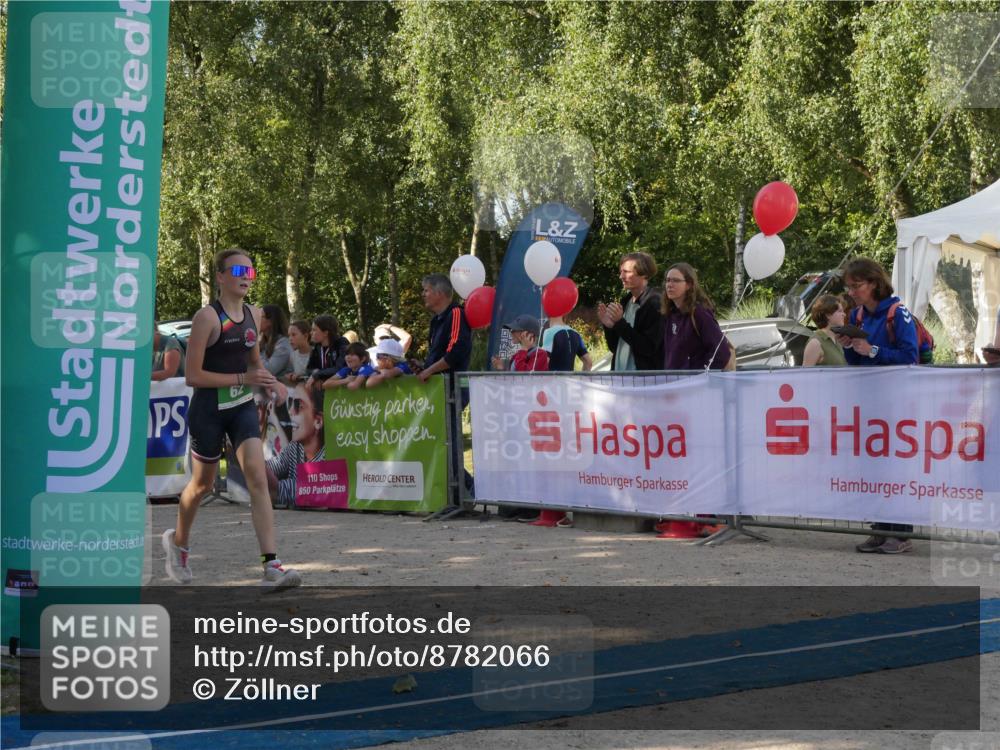 07.09.2025 - 19. Norderstedt Triathlon Zöllner http://msf.ph/oto/8782066 07.09.2025 11:01:14 Ziel 62, 123, 127 meine-sportfotos.de