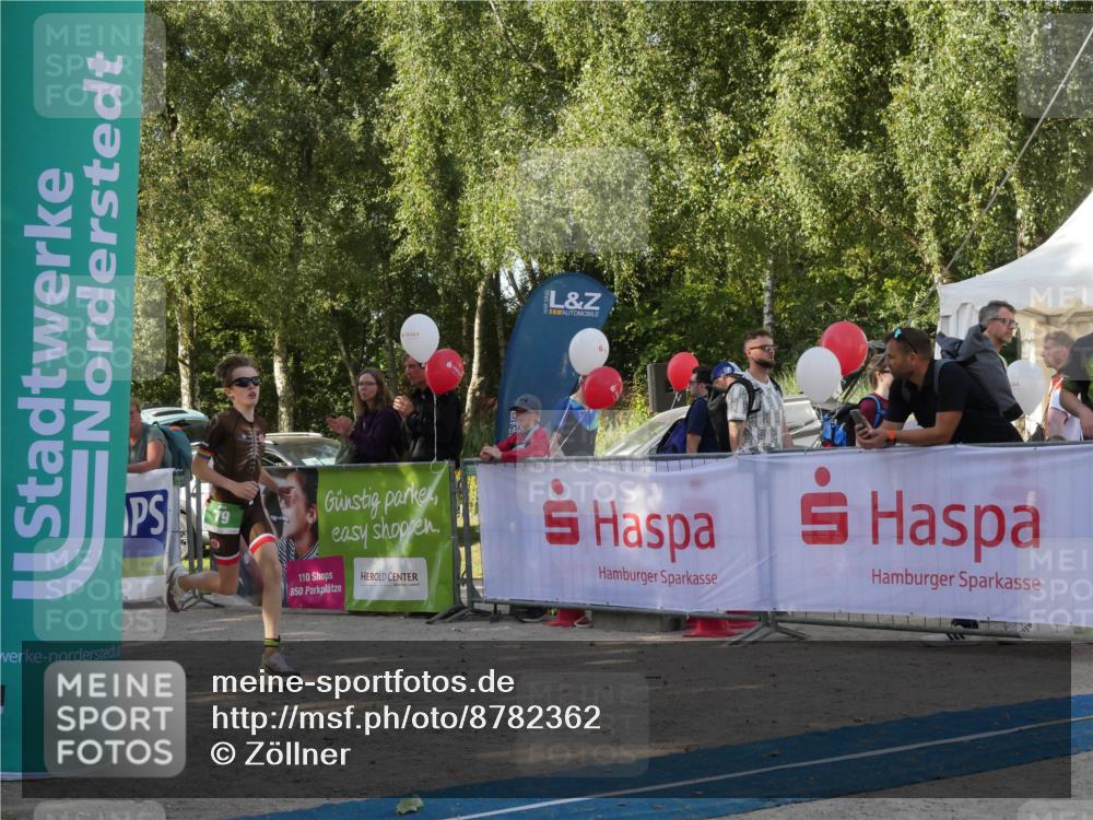 07.09.2025 - 19. Norderstedt Triathlon Zöllner http://msf.ph/oto/8782362 07.09.2025 11:03:45 Ziel 79 meine-sportfotos.de