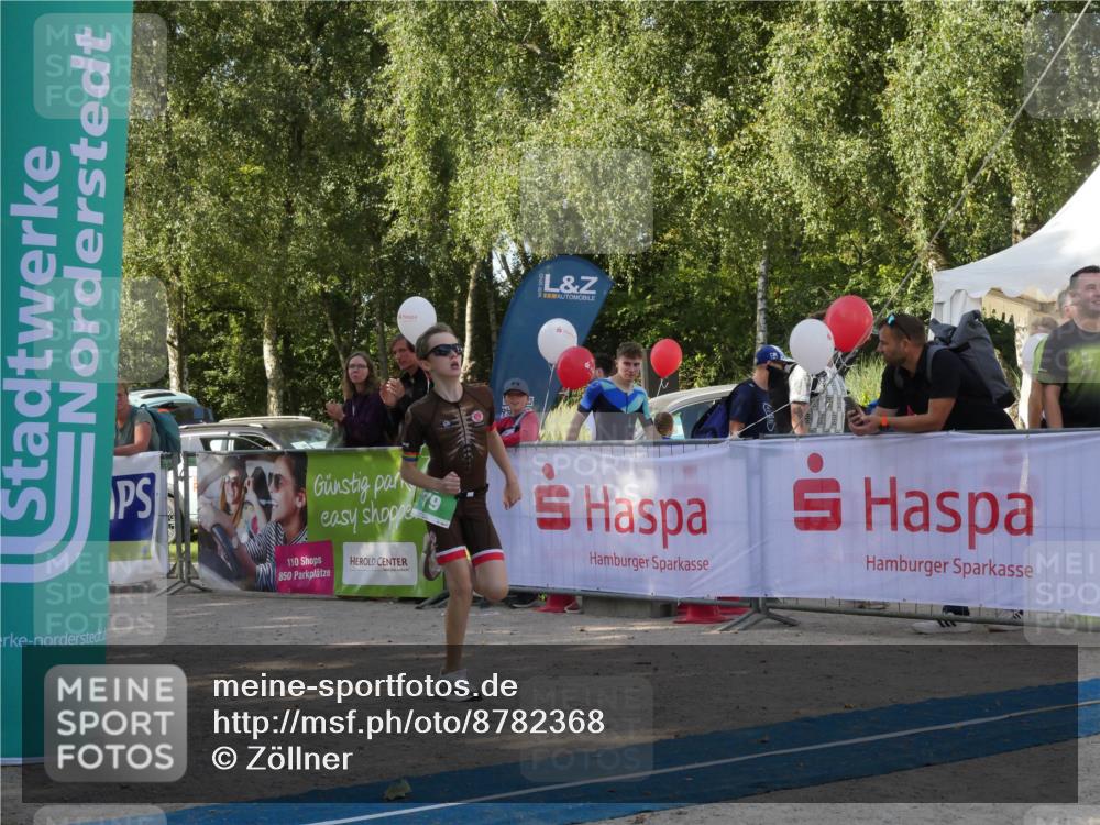 07.09.2025 - 19. Norderstedt Triathlon Zöllner http://msf.ph/oto/8782368 07.09.2025 11:03:46 Ziel 79 meine-sportfotos.de