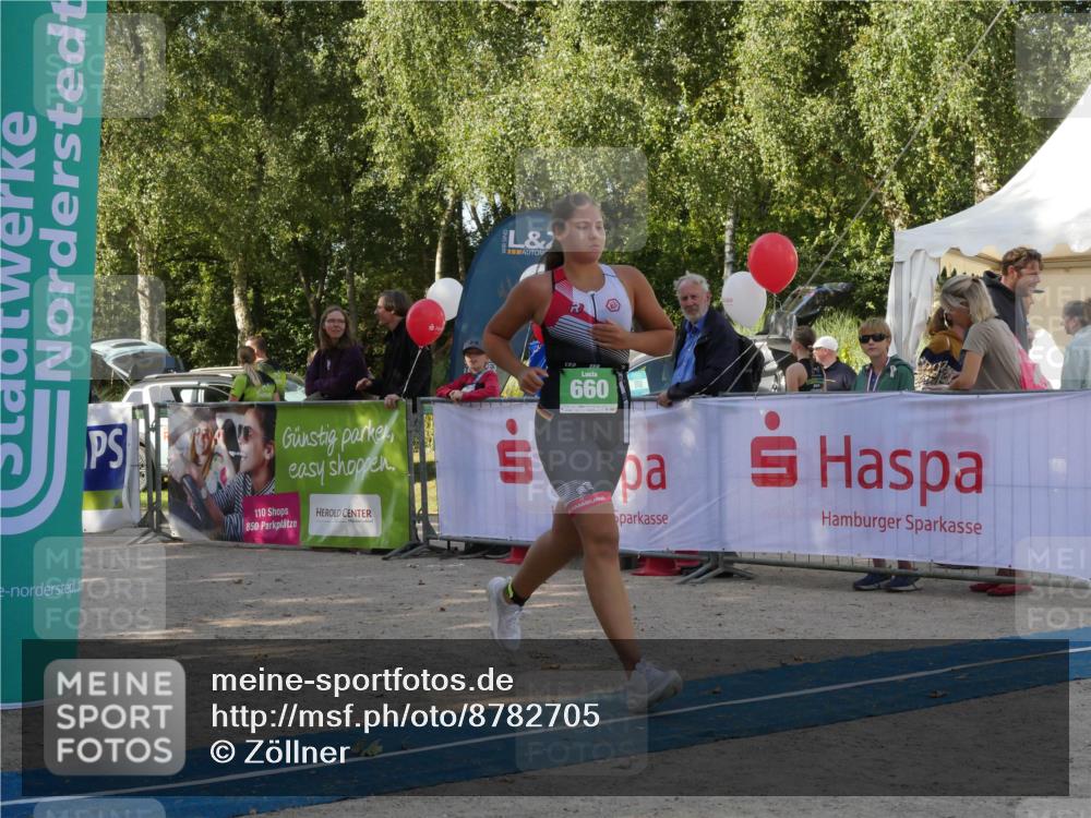 07.09.2025 - 19. Norderstedt Triathlon Zöllner http://msf.ph/oto/8782705 07.09.2025 11:07:44 Ziel 660 meine-sportfotos.de