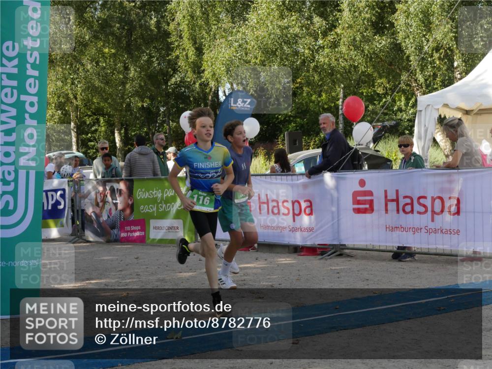 07.09.2025 - 19. Norderstedt Triathlon Zöllner http://msf.ph/oto/8782776 07.09.2025 11:10:24 Ziel 94, 116 meine-sportfotos.de