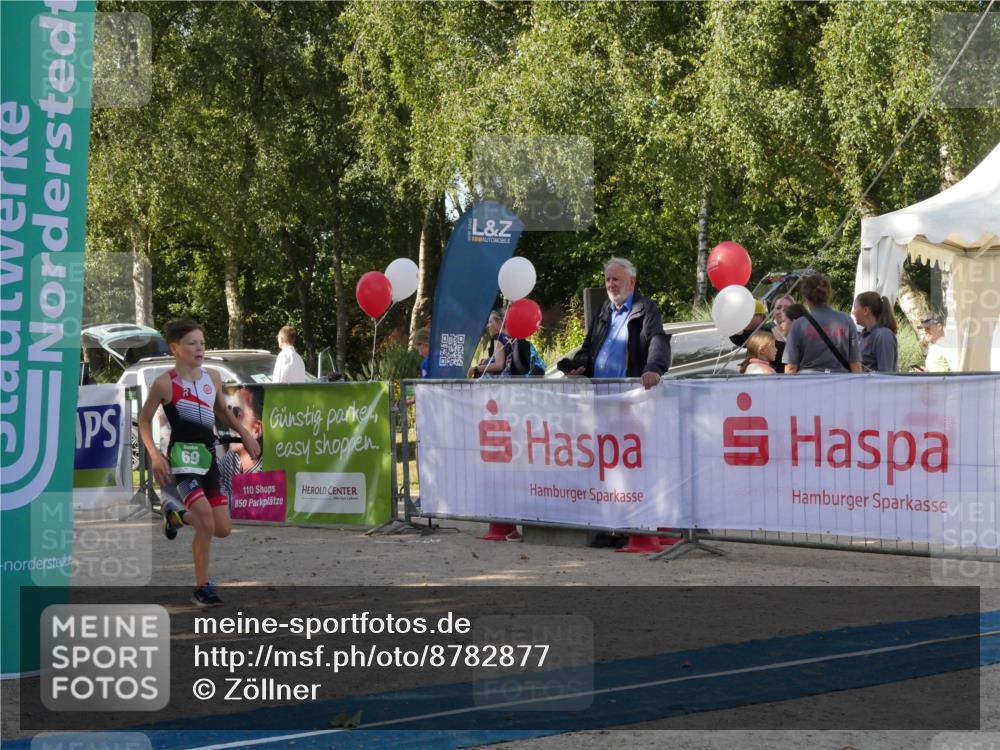 07.09.2025 - 19. Norderstedt Triathlon Zöllner http://msf.ph/oto/8782877 07.09.2025 11:14:30 Ziel 69 meine-sportfotos.de