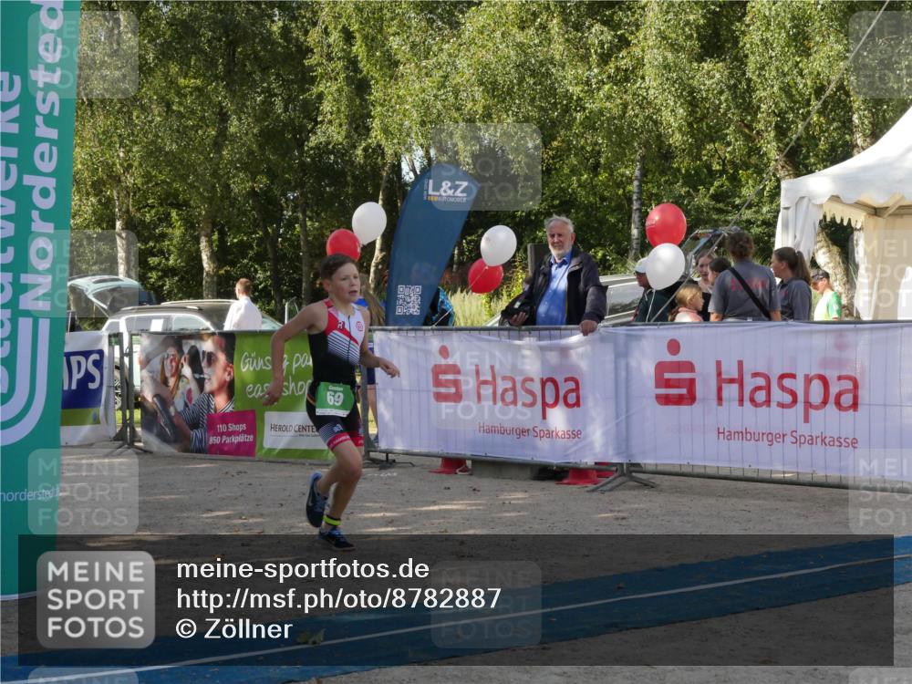 07.09.2025 - 19. Norderstedt Triathlon Zöllner http://msf.ph/oto/8782887 07.09.2025 11:14:30 Ziel 69 meine-sportfotos.de
