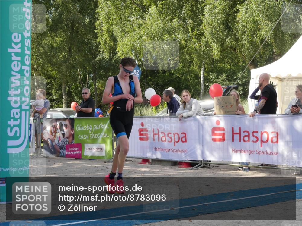 07.09.2025 - 19. Norderstedt Triathlon Zöllner http://msf.ph/oto/8783096 07.09.2025 11:49:21 Ziel 1171 meine-sportfotos.de