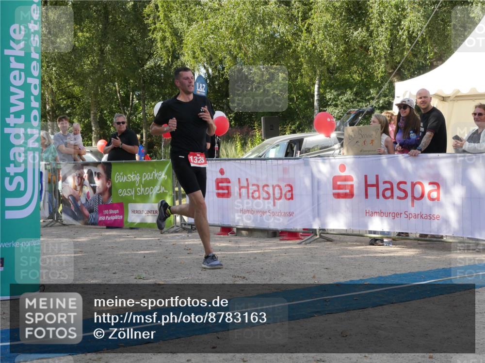 07.09.2025 - 19. Norderstedt Triathlon Zöllner http://msf.ph/oto/8783163 07.09.2025 11:50:28 Ziel 1323 meine-sportfotos.de
