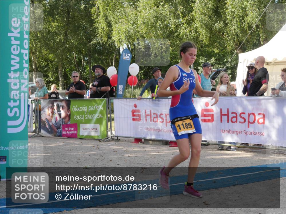 07.09.2025 - 19. Norderstedt Triathlon Zöllner http://msf.ph/oto/8783216 07.09.2025 11:51:08 Ziel 225, 1185, 1335 meine-sportfotos.de