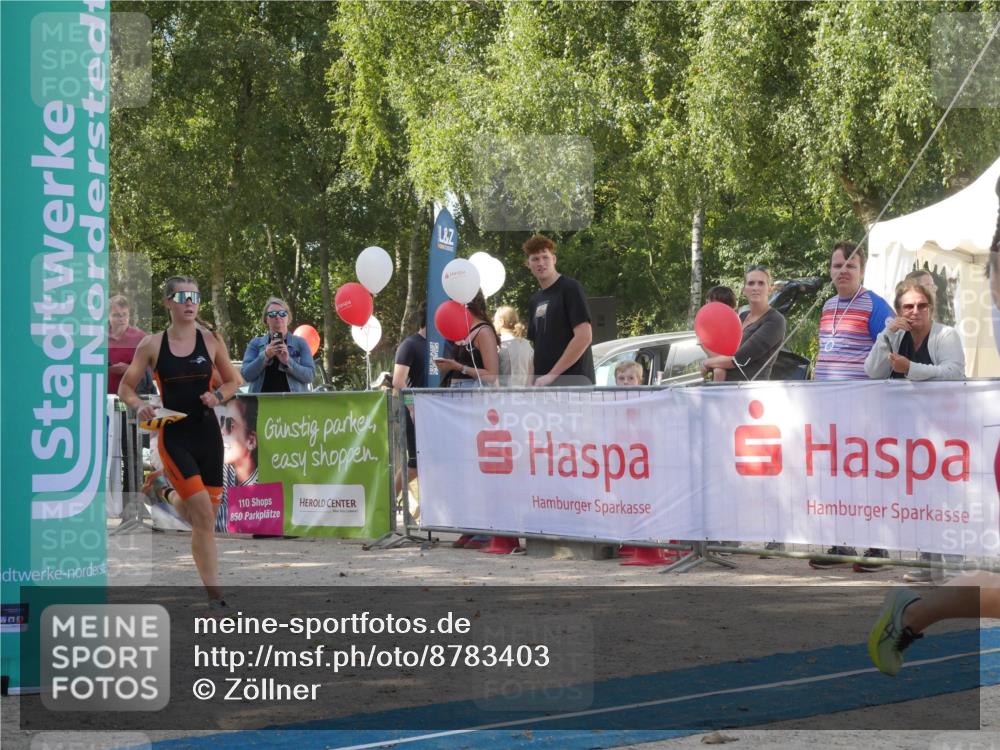 07.09.2025 - 19. Norderstedt Triathlon Zöllner http://msf.ph/oto/8783403 07.09.2025 11:54:26 Ziel 1168, 1196 meine-sportfotos.de