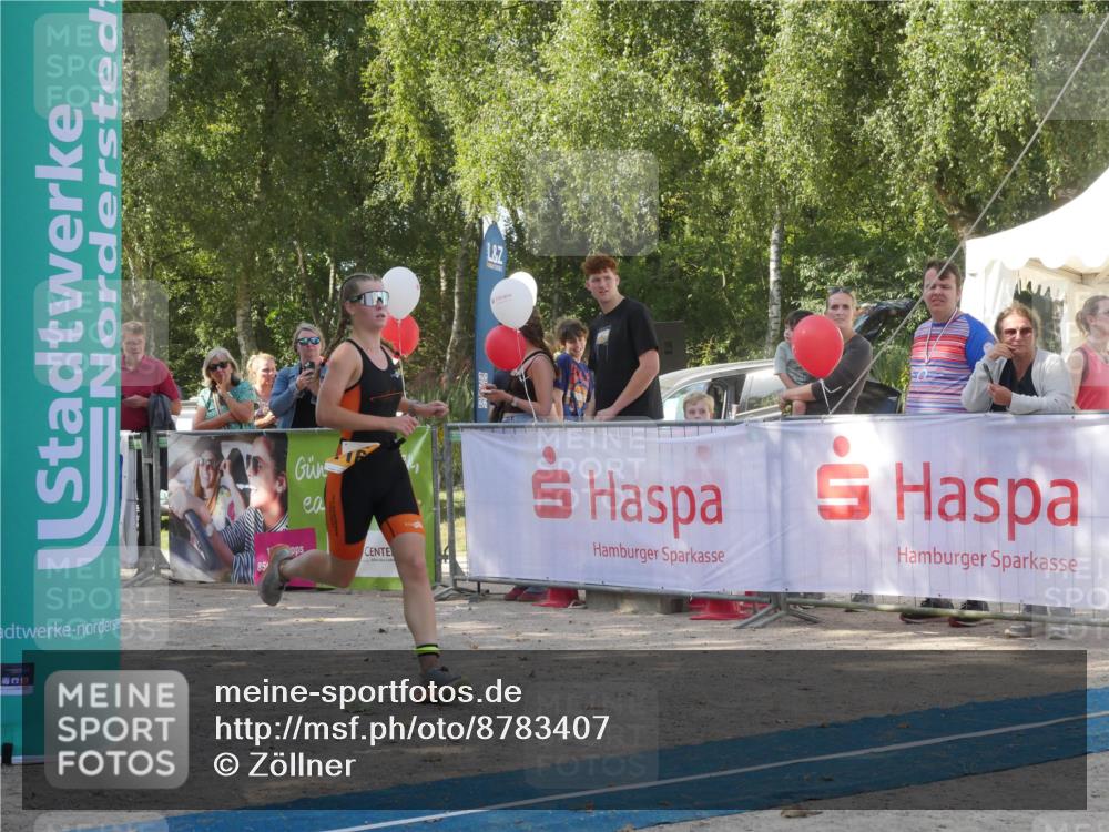 07.09.2025 - 19. Norderstedt Triathlon Zöllner http://msf.ph/oto/8783407 07.09.2025 11:54:26 Ziel 1168, 1196 meine-sportfotos.de