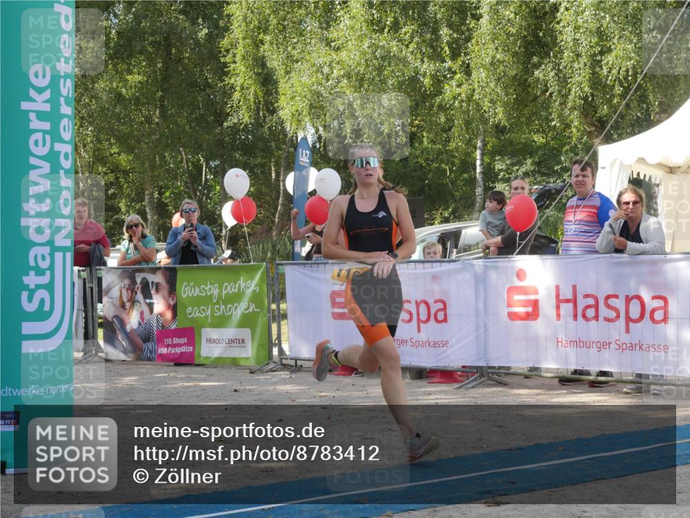 07.09.2025 - 19. Norderstedt Triathlon Zöllner http://msf.ph/oto/8783412 07.09.2025 11:54:27 Ziel 1168, 1196 meine-sportfotos.de