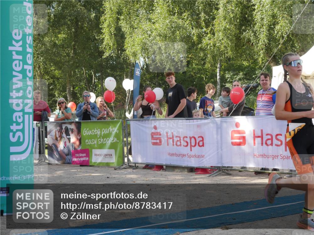07.09.2025 - 19. Norderstedt Triathlon Zöllner http://msf.ph/oto/8783417 07.09.2025 11:54:27 Ziel 1168, 1196 meine-sportfotos.de