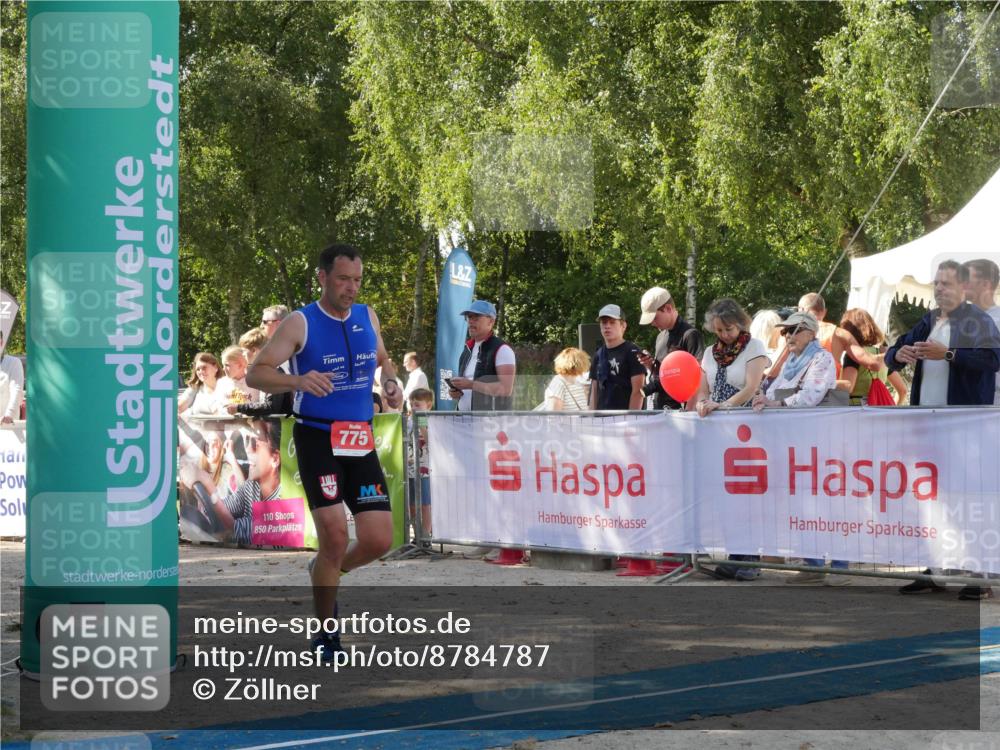 07.09.2025 - 19. Norderstedt Triathlon Zöllner http://msf.ph/oto/8784787 07.09.2025 12:26:40 Ziel 775 meine-sportfotos.de
