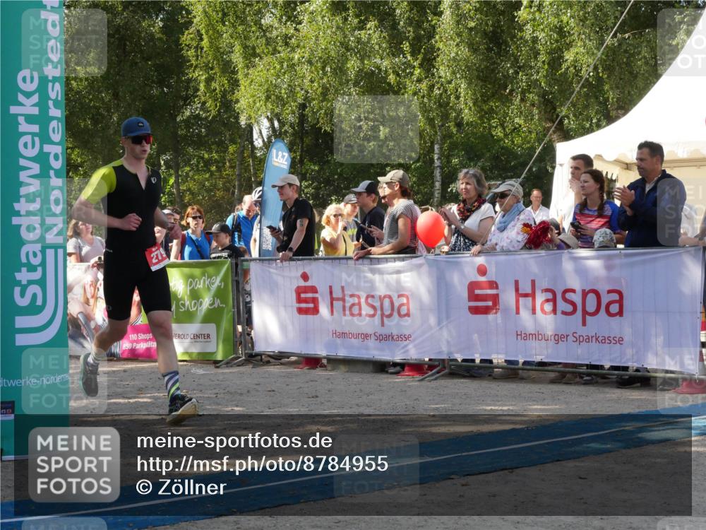 07.09.2025 - 19. Norderstedt Triathlon Zöllner http://msf.ph/oto/8784955 07.09.2025 12:30:30 Ziel 279 meine-sportfotos.de
