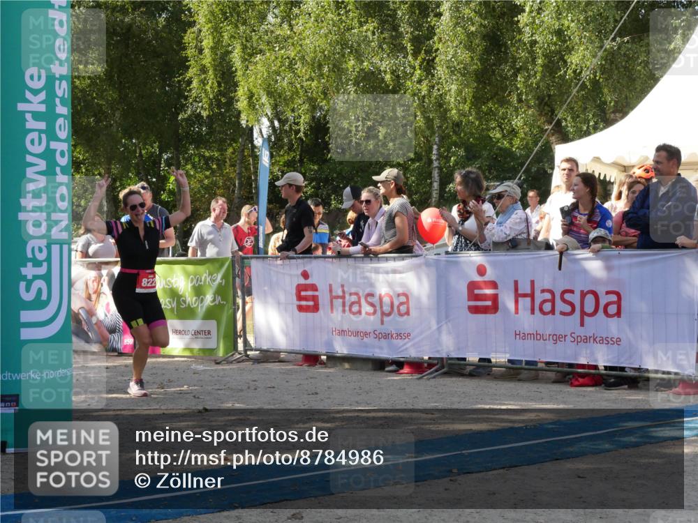 07.09.2025 - 19. Norderstedt Triathlon Zöllner http://msf.ph/oto/8784986 07.09.2025 12:31:10 Ziel 822 meine-sportfotos.de