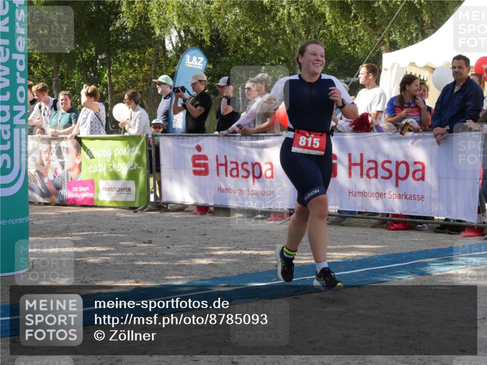 07.09.2025 - 19. Norderstedt Triathlon Zöllner http://msf.ph/oto/8785093 07.09.2025 12:33:54 Ziel 782, 815, 1265 meine-sportfotos.de