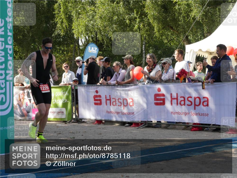 07.09.2025 - 19. Norderstedt Triathlon Zöllner http://msf.ph/oto/8785118 07.09.2025 12:34:21 Ziel 1225 meine-sportfotos.de