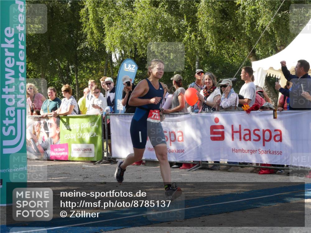 07.09.2025 - 19. Norderstedt Triathlon Zöllner http://msf.ph/oto/8785137 07.09.2025 12:34:29 Ziel 773 meine-sportfotos.de