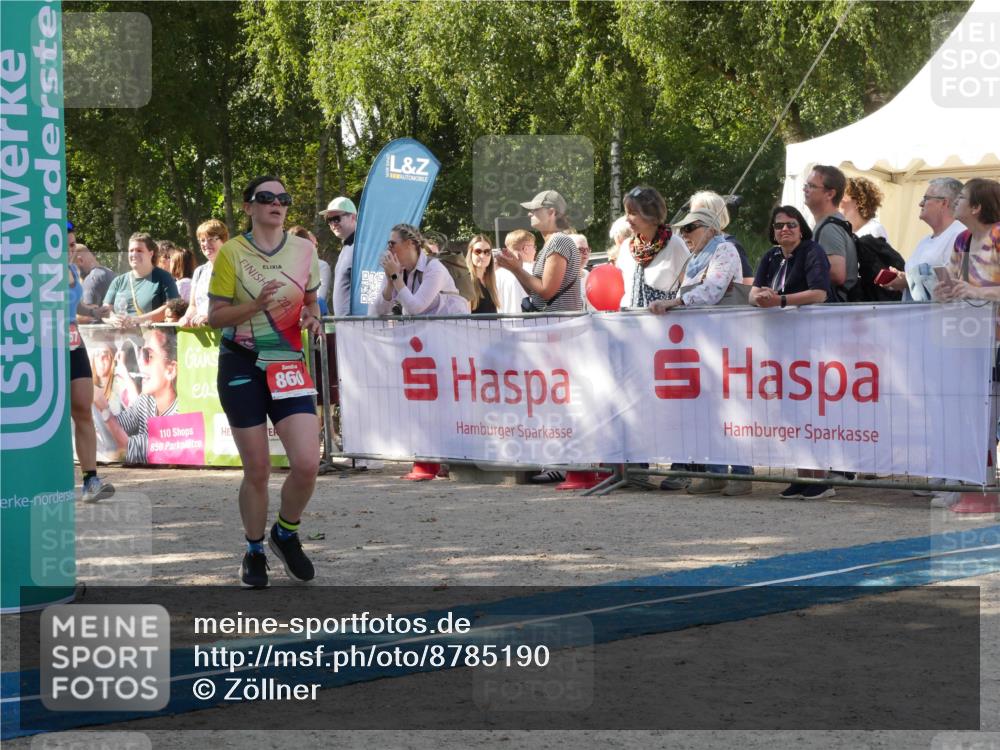 07.09.2025 - 19. Norderstedt Triathlon Zöllner http://msf.ph/oto/8785190 07.09.2025 12:36:47 Ziel 190, 860, 1267, 1319 meine-sportfotos.de