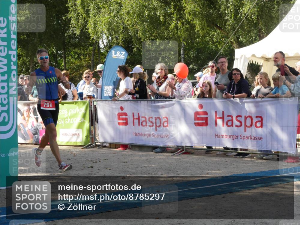 07.09.2025 - 19. Norderstedt Triathlon Zöllner http://msf.ph/oto/8785297 07.09.2025 12:39:35 Ziel 791 meine-sportfotos.de