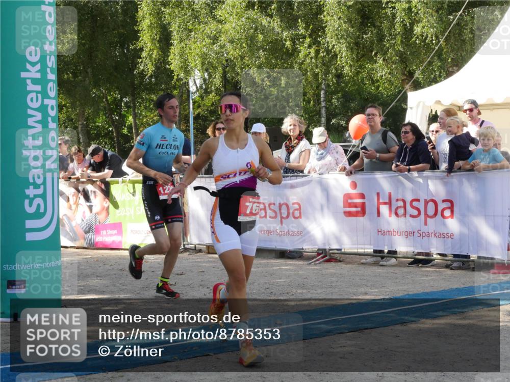 07.09.2025 - 19. Norderstedt Triathlon Zöllner http://msf.ph/oto/8785353 07.09.2025 12:40:19 Ziel 748, 763, 767, 778, 1239 meine-sportfotos.de