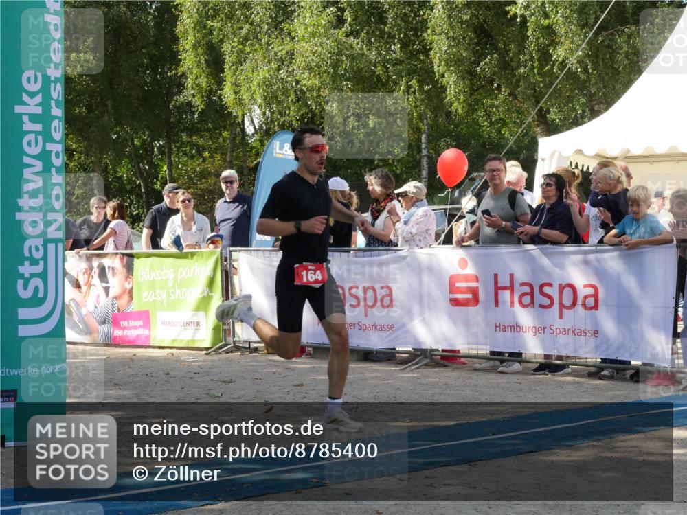 07.09.2025 - 19. Norderstedt Triathlon Zöllner http://msf.ph/oto/8785400 07.09.2025 12:41:58 Ziel 164 meine-sportfotos.de