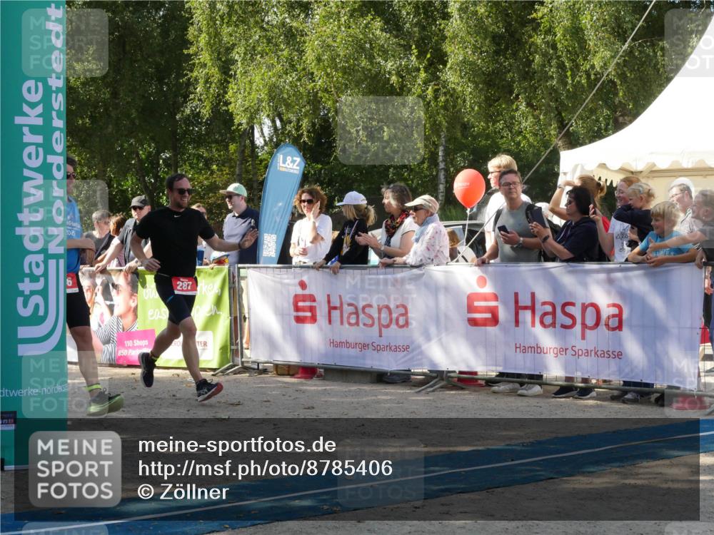 07.09.2025 - 19. Norderstedt Triathlon Zöllner http://msf.ph/oto/8785406 07.09.2025 12:42:03 Ziel 164, 287, 823, 846 meine-sportfotos.de