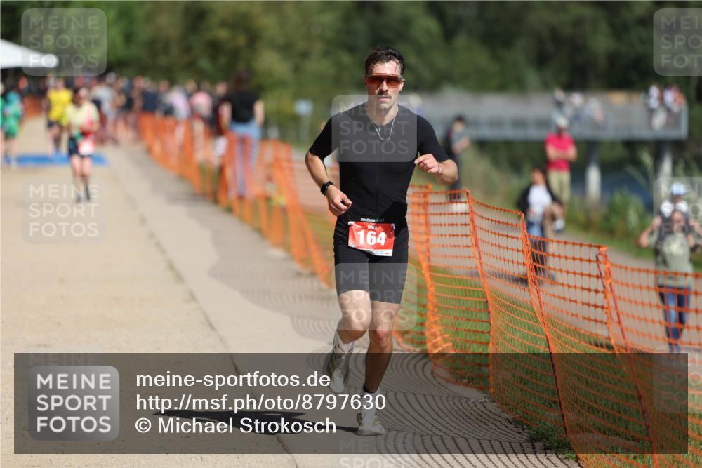 07.09.2025 - 19. Norderstedt Triathlon Michael Strokosch http://msf.ph/oto/8797630 07.09.2025 12:23:03 Laufen 164 meine-sportfotos.de