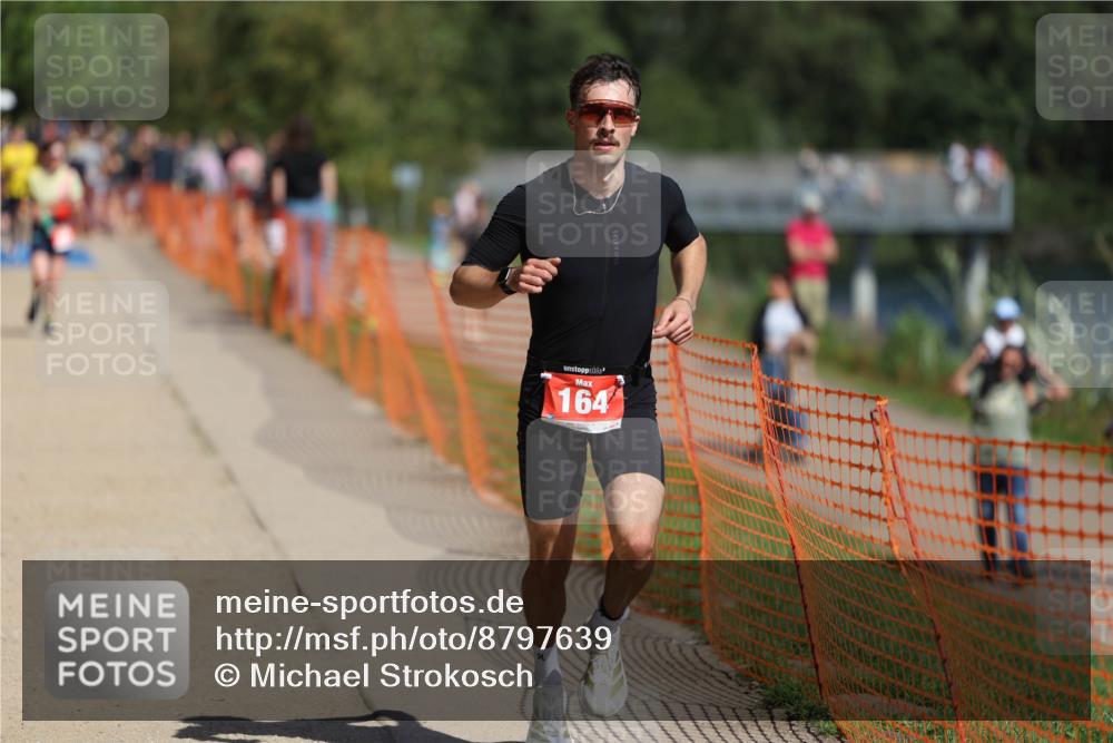 07.09.2025 - 19. Norderstedt Triathlon Michael Strokosch http://msf.ph/oto/8797639 07.09.2025 12:23:03 Laufen 164 meine-sportfotos.de