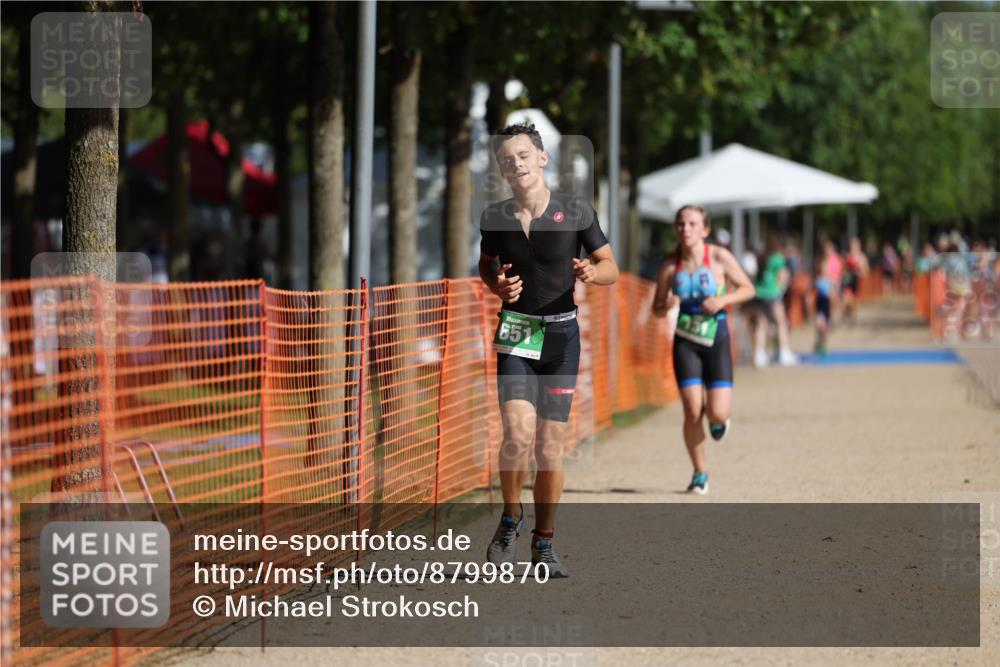 07.09.2025 - 19. Norderstedt Triathlon Michael Strokosch http://msf.ph/oto/8799870 07.09.2025 10:56:28 Laufen 131, 651 meine-sportfotos.de