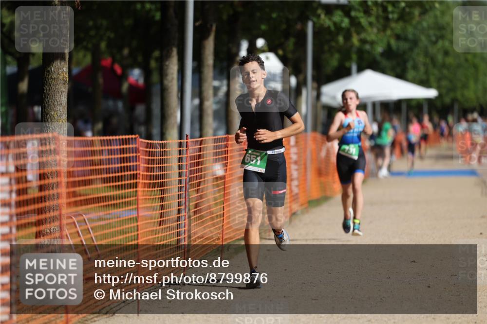 07.09.2025 - 19. Norderstedt Triathlon Michael Strokosch http://msf.ph/oto/8799876 07.09.2025 10:56:28 Laufen 131, 651 meine-sportfotos.de