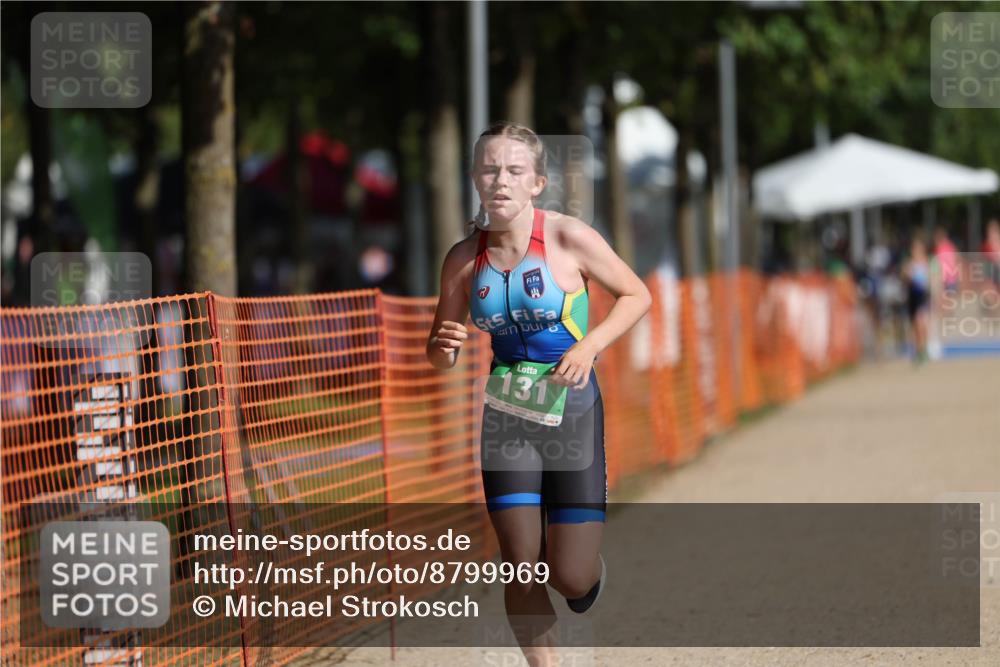 07.09.2025 - 19. Norderstedt Triathlon Michael Strokosch http://msf.ph/oto/8799969 07.09.2025 10:56:32 Laufen 131, 651 meine-sportfotos.de