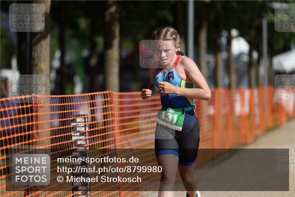 07.09.2025 - 19. Norderstedt Triathlon Michael Strokosch http://msf.ph/oto/8799980 07.09.2025 10:56:33 Laufen 131, 651 meine-sportfotos.de