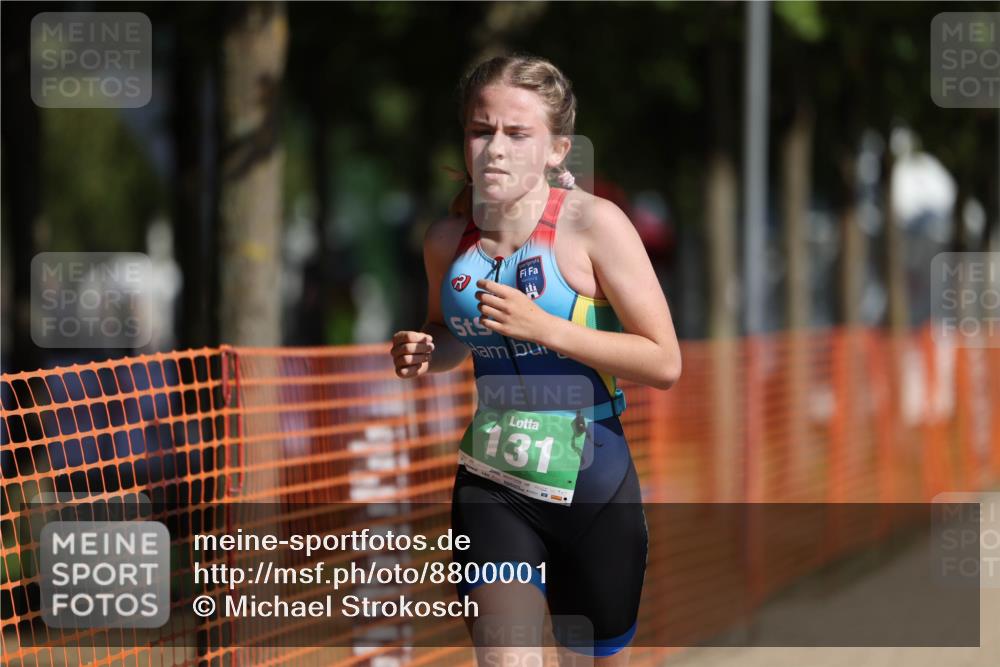 07.09.2025 - 19. Norderstedt Triathlon Michael Strokosch http://msf.ph/oto/8800001 07.09.2025 10:56:34 Laufen 131, 651 meine-sportfotos.de